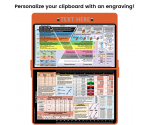 WhiteCoat Clipboard® - Orange Food Industry Edition